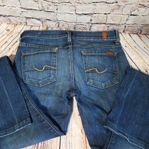 7 FAM, AU07542A, Boot Cut Jeans, size 26